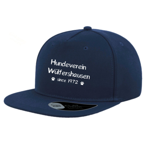 Snapback Cap Blau mit Logo