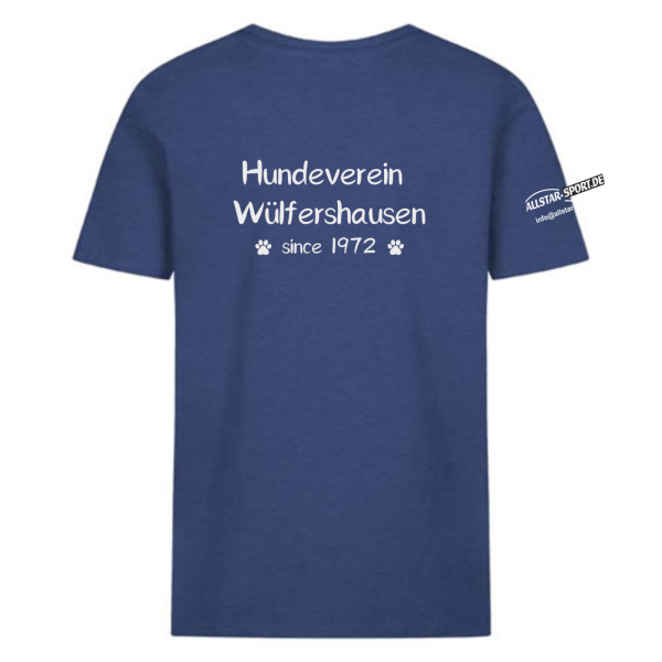 Kids T-Shirt Blau mit Logo und Initialen