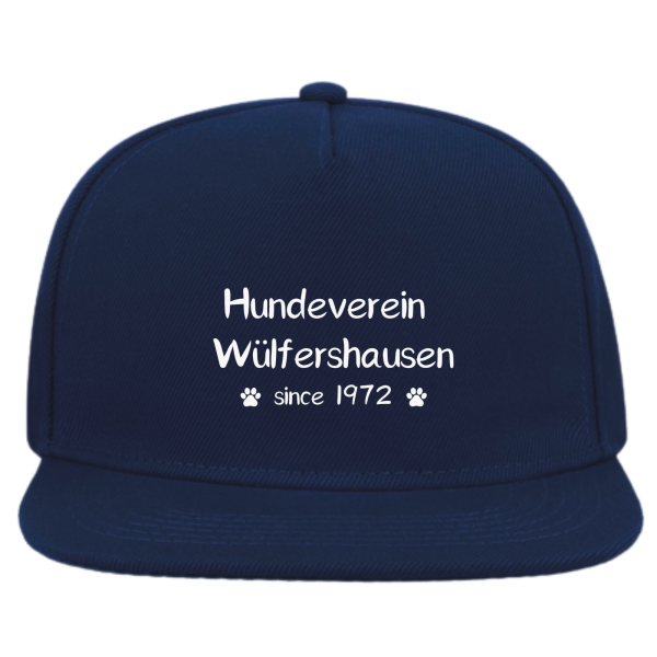 Snapback Cap Blau mit Logo